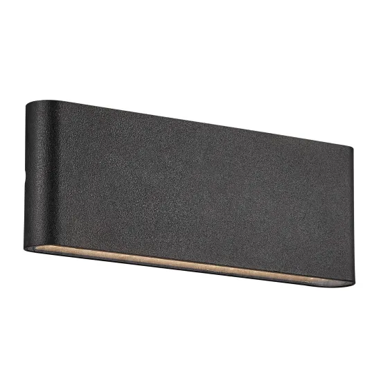 Nordlux Kinver  fekete LED vízvédett kültéri fali lámpa (NOR-2118181003) LED 1 izzós IP54