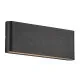 Nordlux Kinver  fekete LED vízvédett kültéri fali lámpa (NOR-2118181003) LED 1 izzós IP54