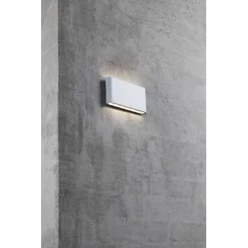 Nordlux Kinver  fehér LED vízvédett kültéri fali lámpa (NOR-84181001) LED 1 izzós IP54