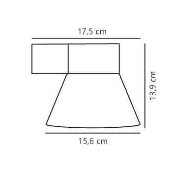 Nordlux Kyklop Cone  fekete vízvédett kültéri fali lámpa (NOR-2318071003) GU10 1 izzós IP54