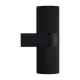 Nordlux Kyklop Ripple  fekete vízvédett kültéri fali lámpa (NOR-2318051003) GU10 2 izzós IP54
