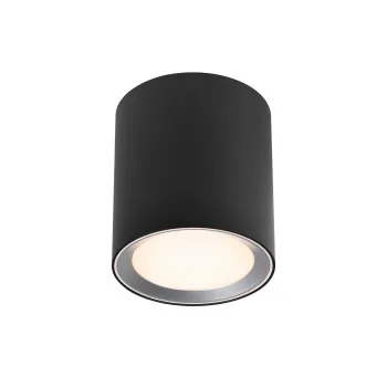 Nordlux Landon Smart Long  fekete vízvédett LED mennyezeti lámpa (NOR-2110850103) LED 1 izzós IP44