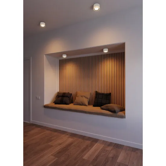 Nordlux Landon Smart  fehér vízvédett LED mennyezeti lámpa (NOR-2110840101) LED 1 izzós IP44