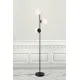 Nordlux Lilly  fekete-fehér állólámpa (NOR-48613003) E14 3 izzós IP20