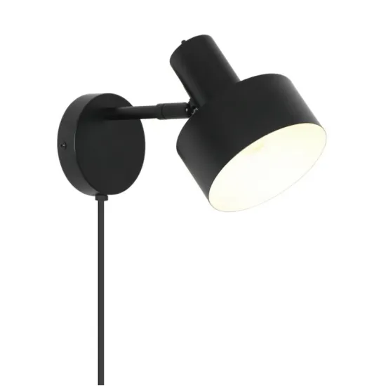 Nordlux Matis  fekete fali lámpa (NOR-2512201003) E27 1 izzós IP20