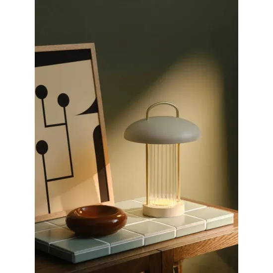 Nordlux Mirano portable  bézs LED hordozható asztali lámpa (NOR-2512505009) LED 1 izzós IP20