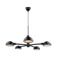 Nordlux Nomi  fekete függesztett lámpa (NOR-2220163003) E14 5 izzós IP20