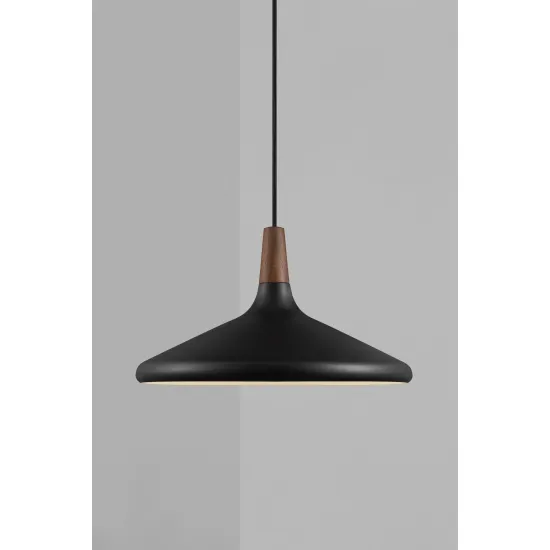 Nordlux Nori fekete függesztett lámpa (NOR-2120823003) E27 1 izzós IP20