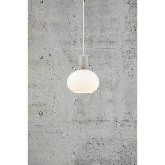 Nordlux Notti szürke-fehér függesztett lámpa (NOR-2011003010) E27 1 izzós IP20