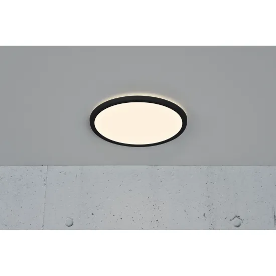 Nordlux Oja 29  fekete-fehér vízvédett LED mennyezeti lámpa (NOR-2015026103) LED 1 izzós IP54