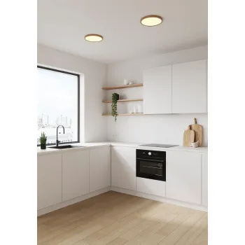 Nordlux Oja 29  barna-fehér LED mennyezeti lámpa (NOR-47276004) LED 1 izzós IP20