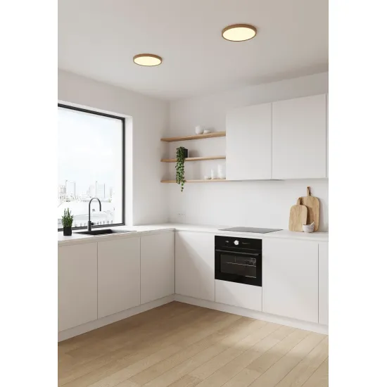 Nordlux Oja 29  barna-fehér LED mennyezeti lámpa (NOR-47276004) LED 1 izzós IP20