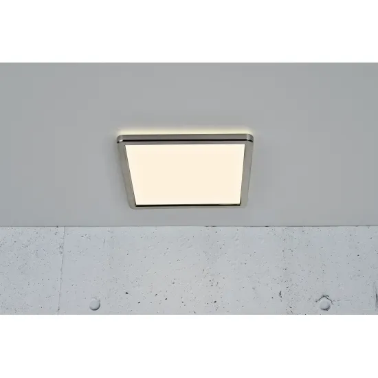 Nordlux Oja 29 Square  ezüst-fehér LED mennyezeti lámpa (NOR-2015056155) LED 1 izzós IP20