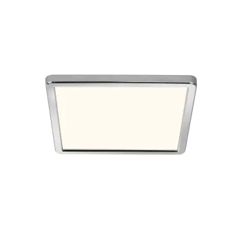 Nordlux Oja 29 Square  ezüst-fehér vízvédett LED mennyezeti lámpa (NOR-2015066133) LED 1 izzós IP54