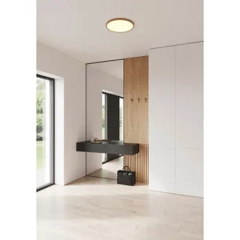 Nordlux Oja 42  barna-fehér LED mennyezeti lámpa (NOR-47286004) LED 1 izzós IP20