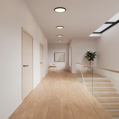 Nordlux Oja Smart 29  fekete-fehér LED mennyezeti lámpa (NOR-2015036103) LED 1 izzós IP20
