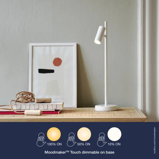 Nordlux Omari  fehér LED asztali lámpa (NOR-2112245001) LED 1 izzós IP20