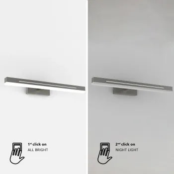 Nordlux Otis fehér vízvédett fürdőszobai tükörvilágítás (NOR-2015411001) LED 1 izzós IP44