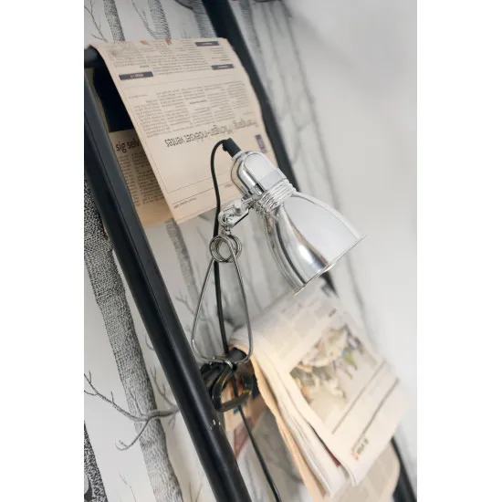 Nordlux Photo  ezüst csiptetős lámpa (NOR-59372029) E27 1 izzós IP20