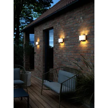 Nordlux Piola  fehér LED vízvédett kültéri fali lámpa (NOR-2418051001) LED 1 izzós IP44