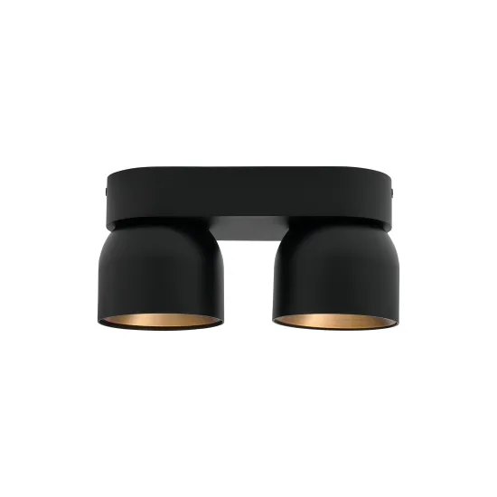 Nordlux Pitcher  fekete mennyezeti spotlámpa (NOR-2310410103) GU10 2 izzós IP20