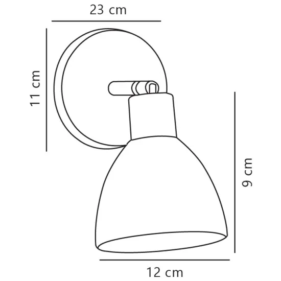 Nordlux Ray  króm-fehér fali lámpa (NOR-63191033) E14 1 izzós IP20