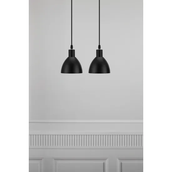 Nordlux Ray fekete függesztett lámpa (NOR-63233003) E14 2 izzós IP20