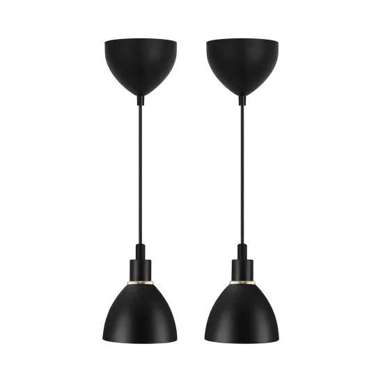 Nordlux Ray fekete függesztett lámpa (NOR-63233003) E14 2 izzós IP20
