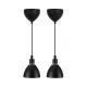 Nordlux Ray fekete függesztett lámpa (NOR-63233003) E14 2 izzós IP20