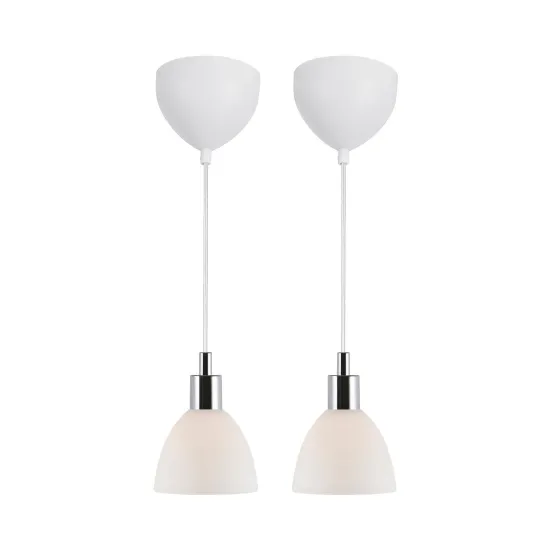 Nordlux Ray fehér függesztett lámpa (NOR-63233033) E14 2 izzós IP20