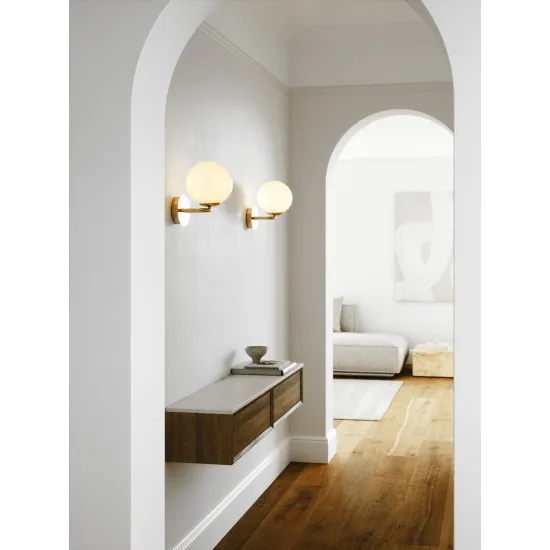 Nordlux Shapes arany-fehér fali lámpa (NOR-2320321035) E14 1 izzós IP20