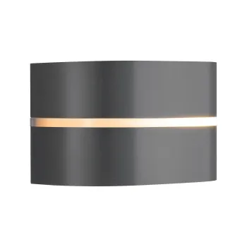 Nordlux Sibelis  szürke vízvédett kültéri fali lámpa (NOR-2418311050) E27 1 izzós IP44