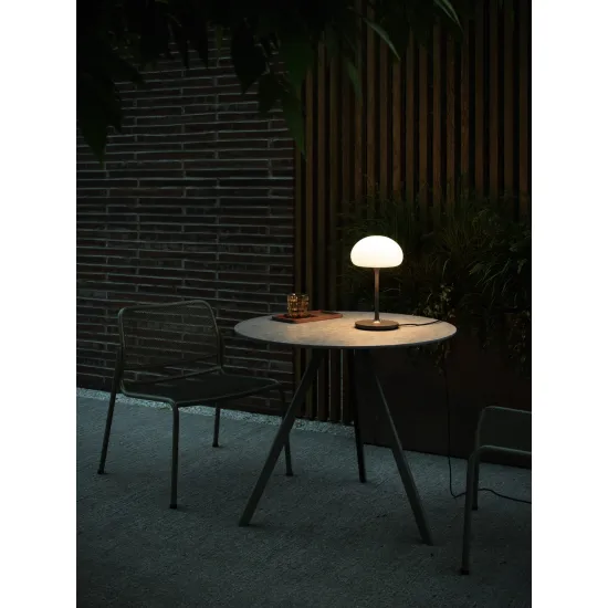 Nordlux Sponge szürke-fehér kültéri hordozható LED asztali lámpa (NOR-2320715010) LED 1 izzós IP44