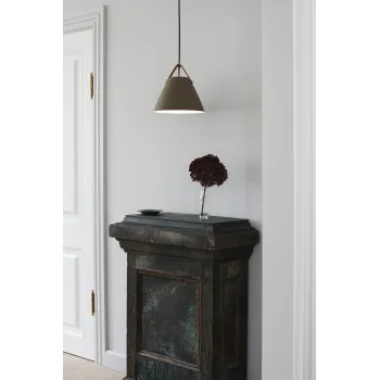 Nordlux Strap  barna-fekete függesztett lámpa (NOR-84333009) E27 1 izzós IP20