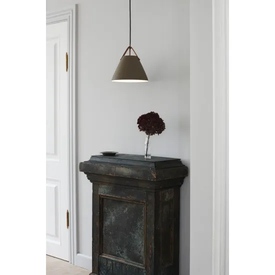 Nordlux Strap  barna-fekete függesztett lámpa (NOR-84333009) E27 1 izzós IP20