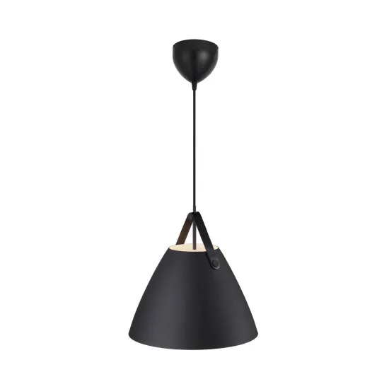 Nordlux Strap  fekete függesztett lámpa (NOR-84343003) E27 1 izzós IP20