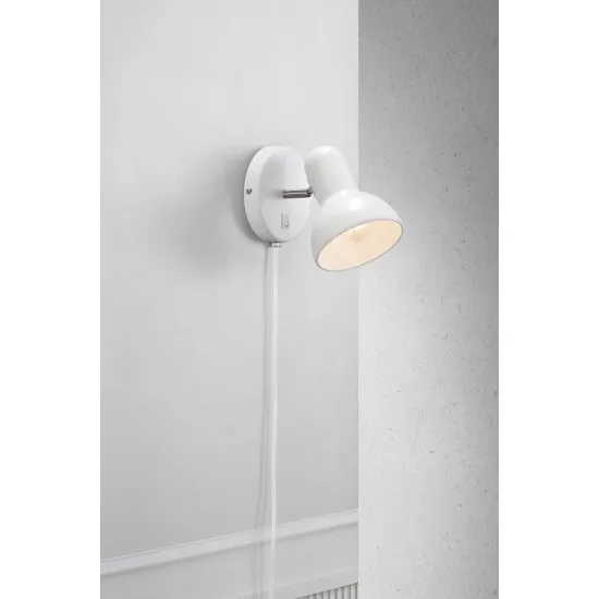 Nordlux Texas  fehér fali lámpa (NOR-47141001) E27 1 izzós IP20