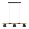 Nordlux Theo fekete függesztett lámpa (NOR-2112603003) GU10 3 izzós IP20