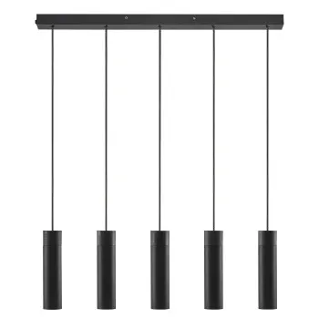 Nordlux Tilo fekete függesztett lámpa (NOR-2410483003) GU10 5 izzós IP20