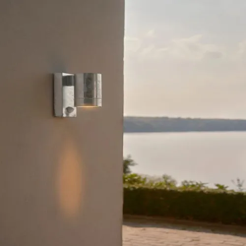 Nordlux Tin Maxi Sensor  szürke mozgásérzékelős vízvédett kültéri fali lámpa (NOR-21509131) GU10 1 izzós IP54