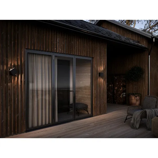 Nordlux Turn  fekete LED vízvédett kültéri fali lámpa (NOR-2019061003) LED 1 izzós IP54