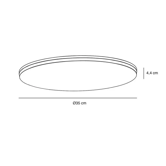 Nordlux Vic fehér LED mennyezeti lámpa (NOR-2310146001) LED 1 izzós IP20