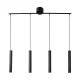 Nordlux Vico fekete függesztett lámpa (NOR-2412143003) GU10 4 izzós IP20