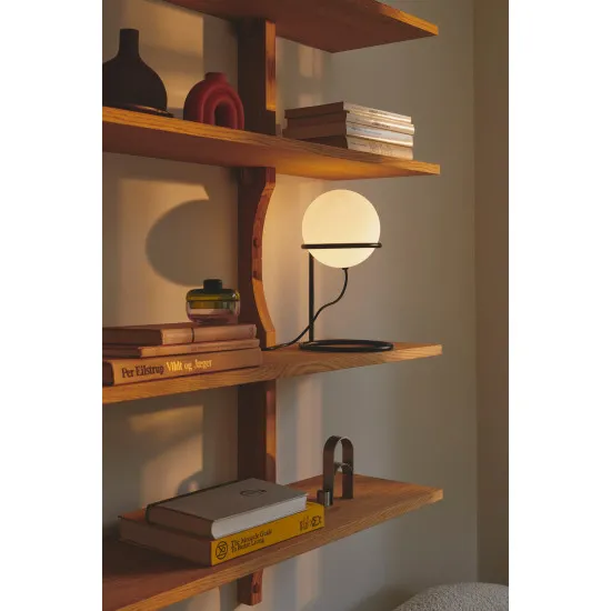 Nordlux Wilson fekete-fehér asztali lámpa (NOR-2412575003) G9 1 izzós IP20