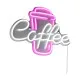 Trio COFFEE fali LED lámpa rózsaszín-fehér LED fali lámpa (TRI-R23751100) LED 1 izzós IP20