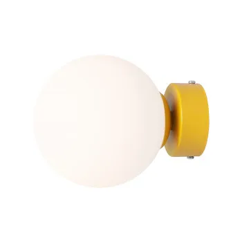 Aldex Ball sárga-fehér fali lámpa (ALD-1076C14_S) E14 1 izzós IP20
