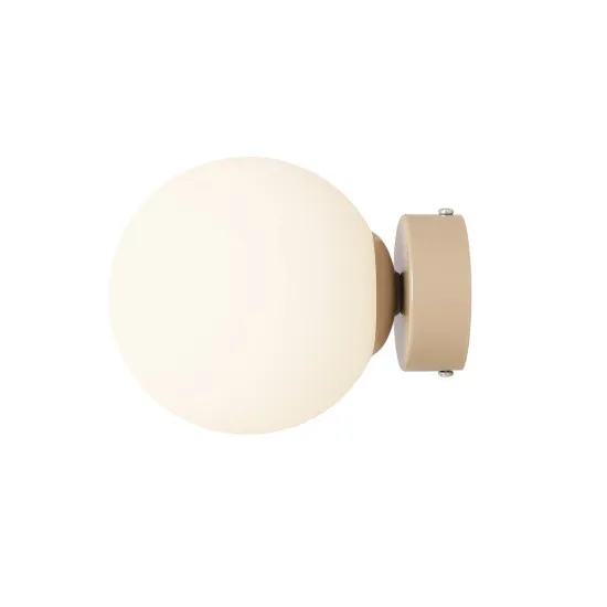 Aldex Ball bézs-fehér fali lámpa (ALD-1076C17_S) E14 1 izzós IP20