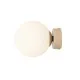 Aldex Ball bézs-fehér fali lámpa (ALD-1076C17_S) E14 1 izzós IP20