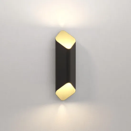 Astro Lighting Ako 420 fekete-arany LED fali lámpa (AST-1481014) LED 1 izzós IP20