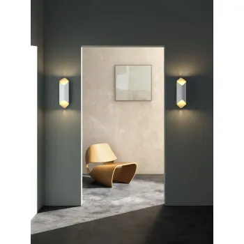Astro Lighting Ako 420 fehér-arany LED fali lámpa (AST-1481015) LED 1 izzós IP20
